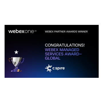 The Webex Managed Services Award - Global 2023