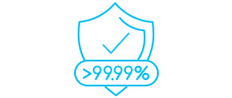 over 99.99% reliability
