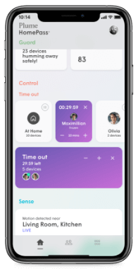 Plume HomePass App Screen