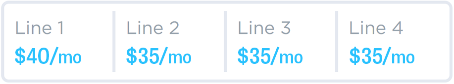 Price by line